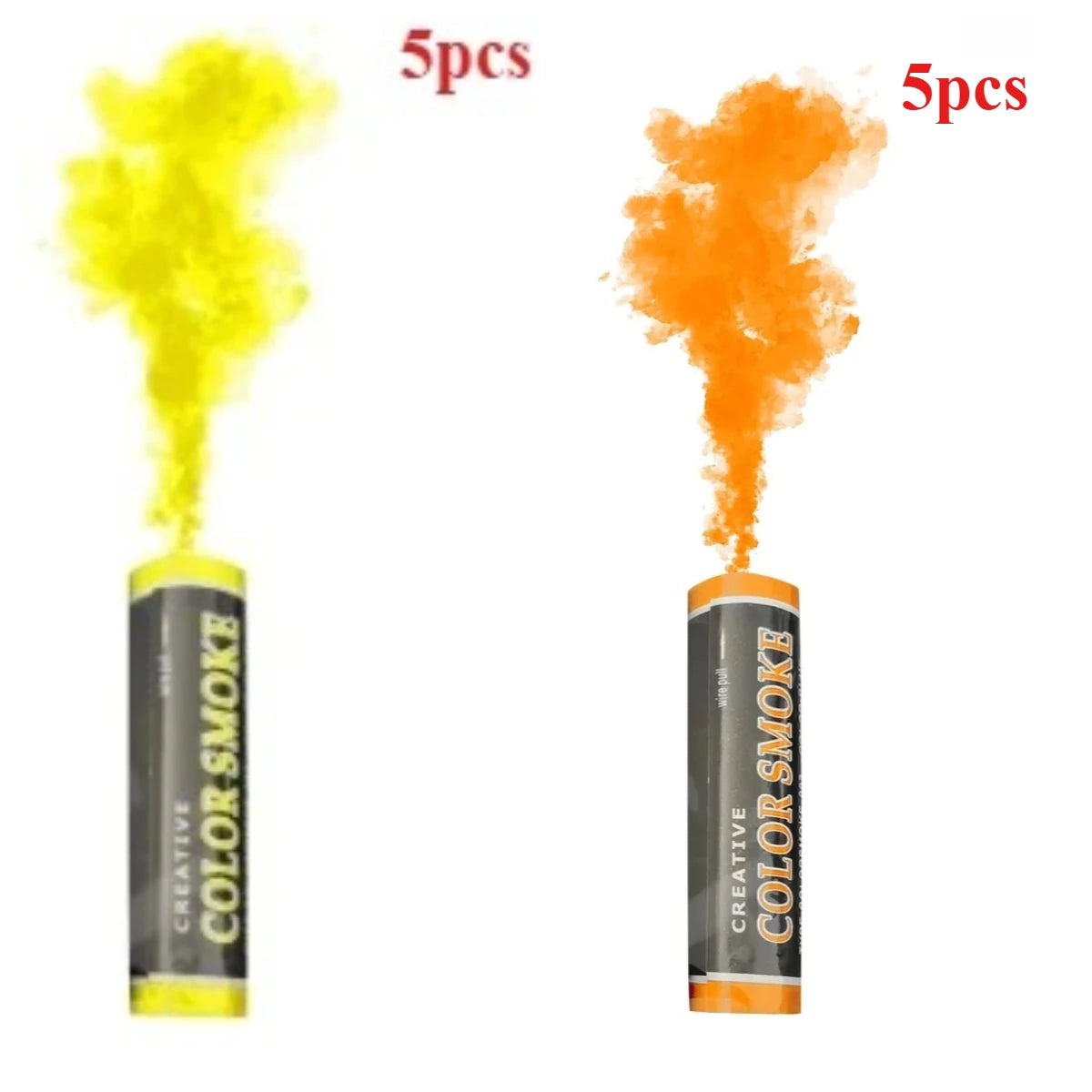 Fumigène coloré professionnel 3/5/10 pièces pour mariage anniversaire effet photographie durée 1 min