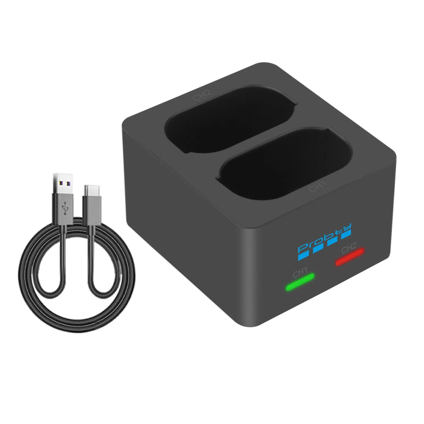 Batterie Probty BP-SCL6 2880mAh haute qualité pour Leica Q2 SL2 SL2-S Q3 SL3 SL3-S 43 + chargeur double