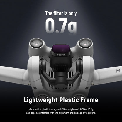 Ensemble de filtres ND NEEWER compatibles avec DJI Mini 3/Mini 3 Pro, paquet de 6, filtre à densité neutre