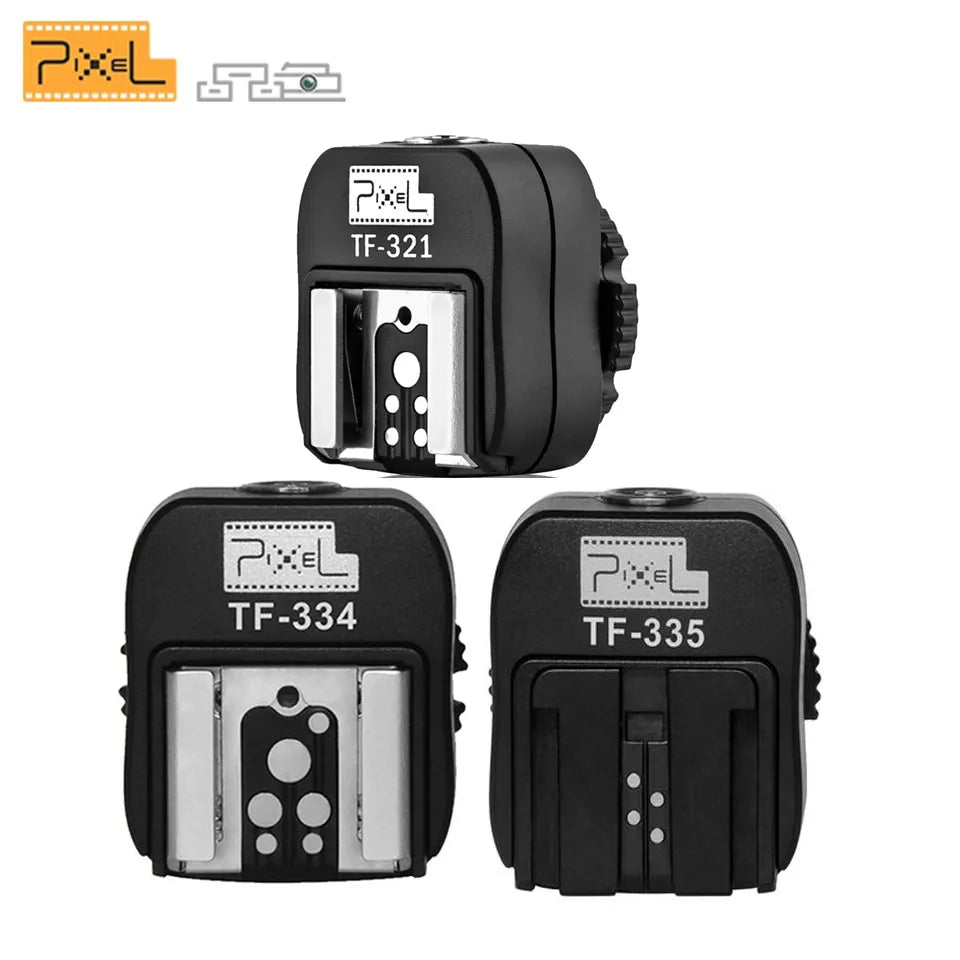 Adaptateur flash Pixel TF-321/TF- 334/TF-335 TF-322/324/325 TTL pour Canon Sony Nikon Pentax