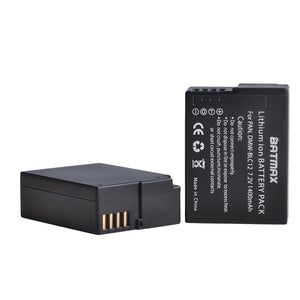 Batterie Batmax 1400mAh DMW-BLC12 BLC12 + Chargeur pour Panasonic Lumix DMC-G7, DMC-G85, DMC-G95, DMC-FZ1000, DC-FZ1000 II