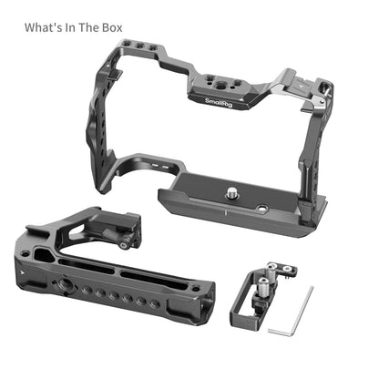 Cage SmallRig 5197 pour Canon eos R6 Mark II, avec poignée supérieure, pince de câble Arca-Swiss, plaque à dégagement rapide