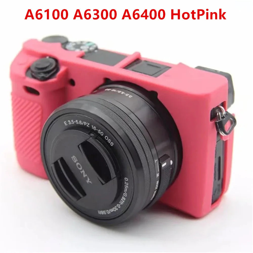 Housse en silicone pour Sony Alpha A6700 A6500 A6400 A6300 A6100 A6000