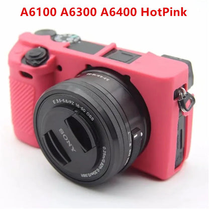 Housse en silicone pour Sony Alpha A6700 A6500 A6400 A6300 A6100 A6000