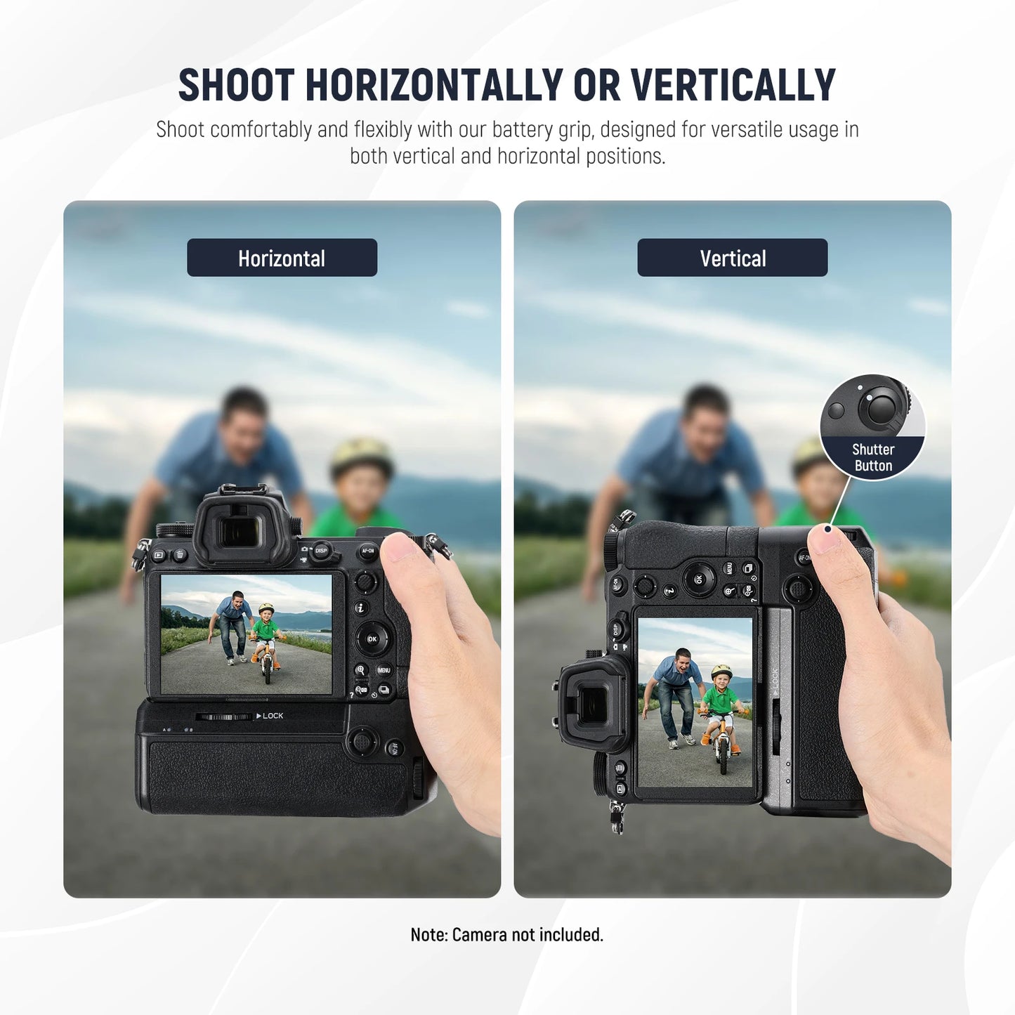 Grip NEEWER MB-N11 + télécommande 2.4G pour appareil photo Nikon Z6 II et Z7 II et EN-EL15c/ EN-EL15b/ EN-EL15 haute qualité