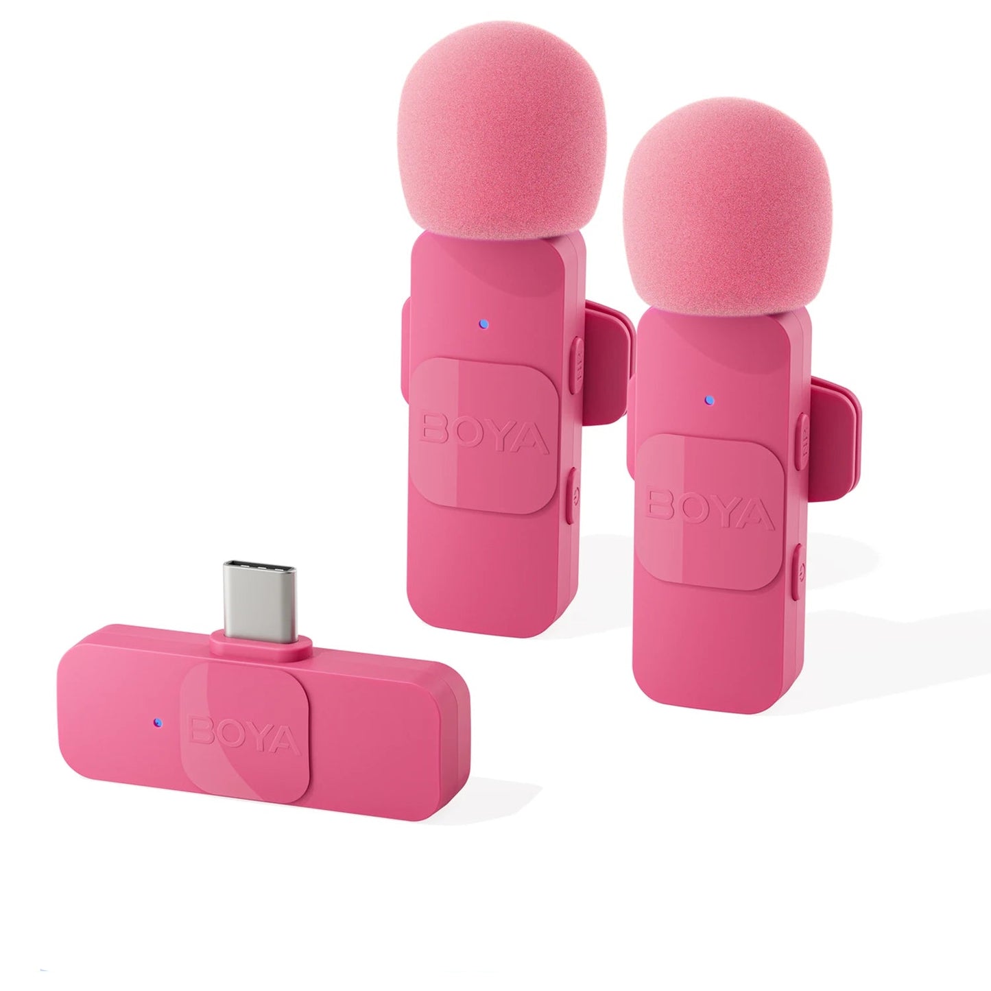 Mini Microphone Lavalier professionnel sans fil BOYA BY-V pour iPhone, iPad, Android, reflex, caméra, diffusion en direct, enregistrement de jeu, Interview, Vlog...