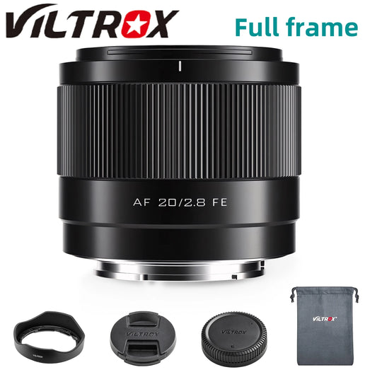 Objectif VILTROX 20mm F2.8 pour Sony E et Nikon Z ultra grand angle AF plein format