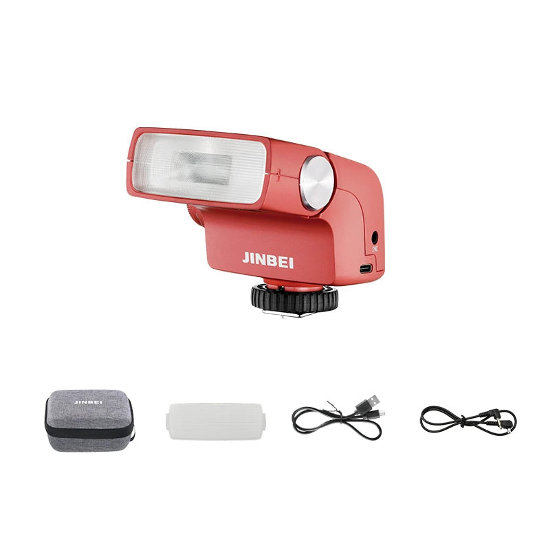 Flash rétro JINBEI HI-5 GN16 Speedlite 6000 ± 200K, 7 recycleurs, universel pour canon, Nikon, Sony, Fuji