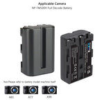 Batterie Probty 2300mAh NP-FM500H NP FM500H + chargeur USB LCD pour Sony Alpha A58 A57 A65 A77 A99 A900 A700 A580 A560 A550