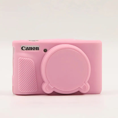 Housse de protection en silicone anti-choc pour Canon PowerShot SX740 / SX730