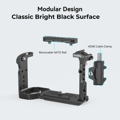 Cage SmallRig 4183 pour Sony FX30/FX3, Kit de plate-forme de caméra avec serre-câble, Rail NATO, accessoires pour micro et lumière