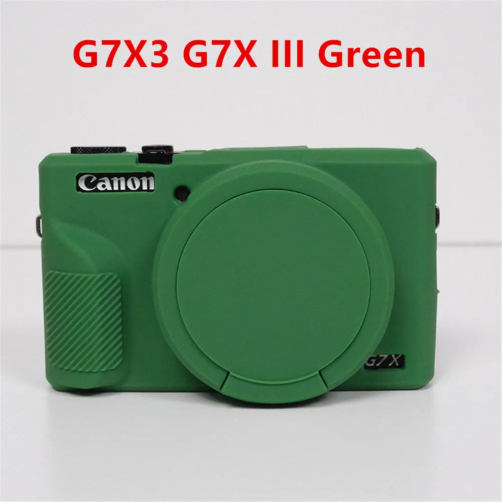 Housse silicone de protection anti-choc pour Canon G7X Mark II III G7XII G7X2 G7XIII G7X3