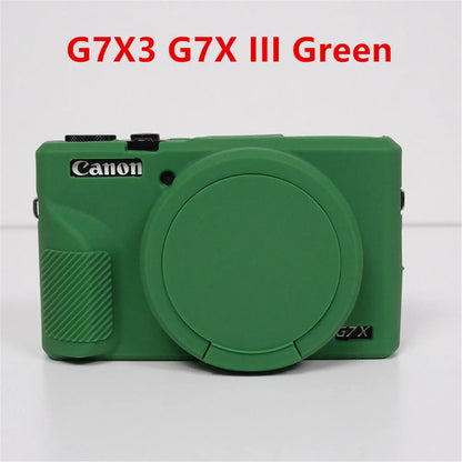 Housse silicone de protection anti-choc pour Canon G7X Mark II III G7XII G7X2 G7XIII G7X3