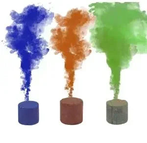 Fumigène couleur professionnel par lot de 3