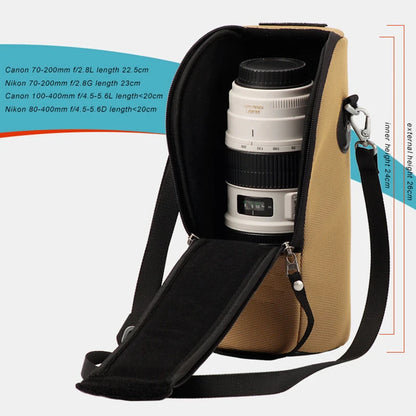 Housse pour objectif universelle 70 200 2.8 100 400 Canon, Sony, Nikon 110 * 110 * 240 mm