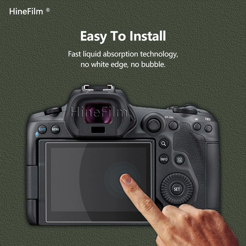 Film de verre pour Canon EOS R5 Mark ii, dureté 9H, verre trempé, écran LCD + protecteur d'écran