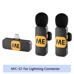 Mini Microphone Lavalier professionnel sans fil BOYA BY-V pour iPhone, iPad, Android, reflex, caméra, diffusion en direct, enregistrement de jeu, Interview, Vlog...