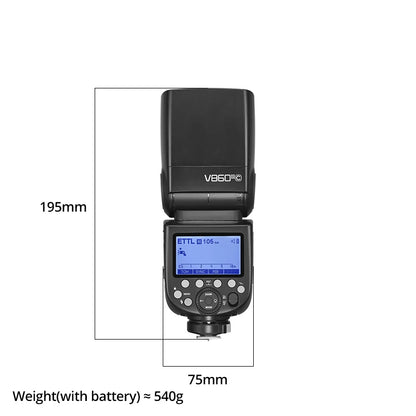 Flash pour appareil photo Godox V860III V860 III Speedlite E-TTL HSS pour Canon Sony Nikon Fuji Olympus Panasonic Pentax...