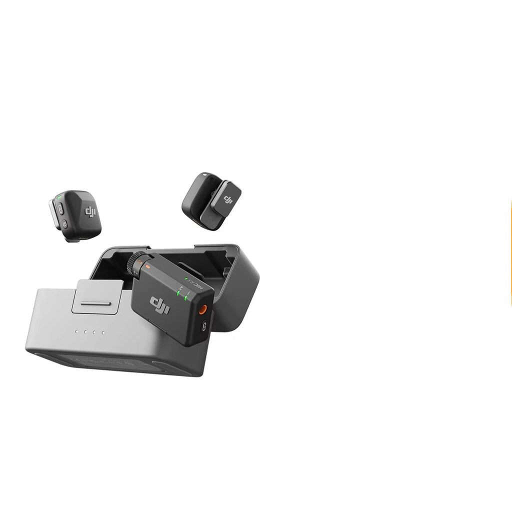 Microphone professionnel DJI Mini 2TX 1RX avec étui de charge