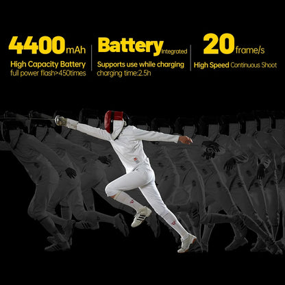 Flash stroboscopique JINBEI HD400pro 400W Flash extérieur TTL HSS 2.4G  sans fil tout-en-un batterie intégrée Monolight Studio