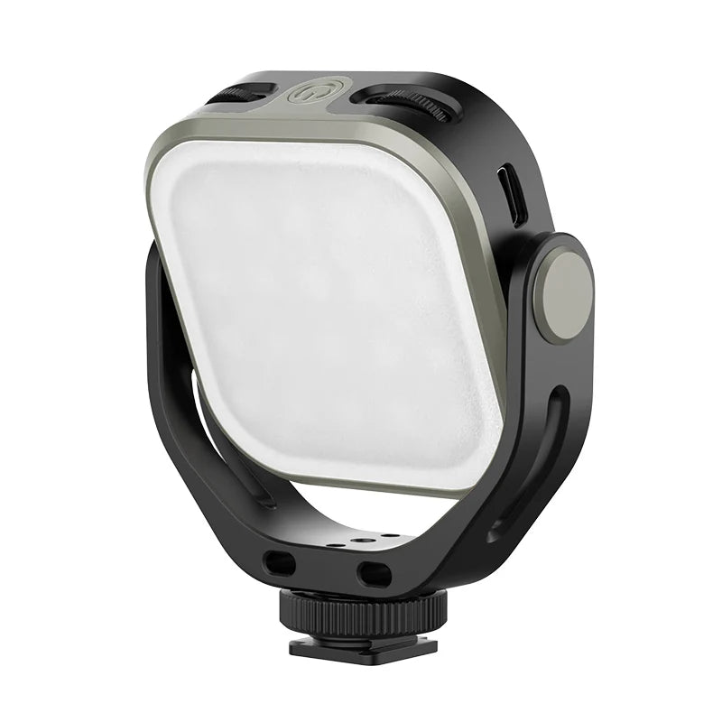 Lampe vidéo LED Portable et réglable Ulanzi VL66 avec support de montage rotatif à 360 degrés, rechargeable pour reflex