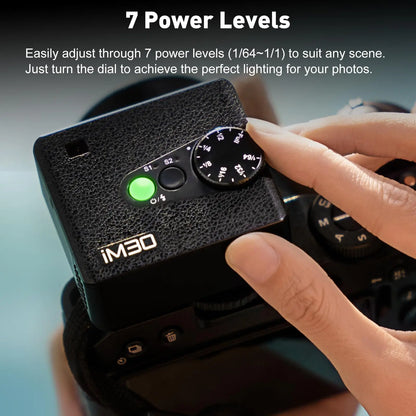 Mini Flash Godox iM30 iM20 pour Canon Fuji f1-230 Sony zv1 zve10 Ricoh gr3 Nikon Panasonic Olympus Pentax...