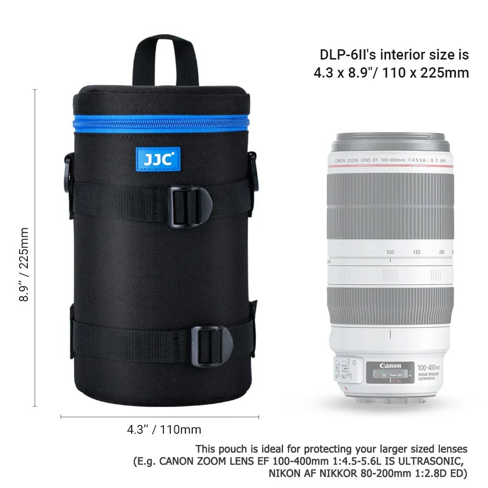 Housse pour objectif JJC de luxe hermétique pour Canon Nikon Sony Olympus Fuji...