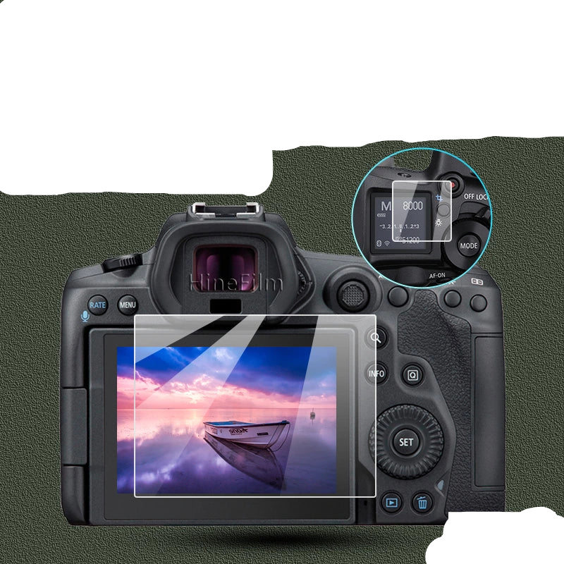 Film de verre pour Canon EOS R5 Mark ii, dureté 9H, verre trempé, écran LCD + protecteur d'écran