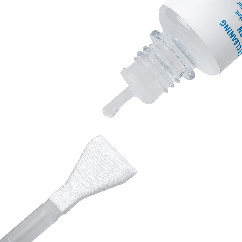 Kit de nettoyage capteur JJC Écouvillon + lotion CCD et CMOS pour appareil photo, capteurs plein cadre, emballé sous vide, 12 pièces