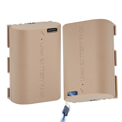 Batterie Probty LP-E6NH 3200mAh avec recharge usb Type-C pour Canon EOS R R5 R6 5DS 6D 7D 60D 70D 80D 90D