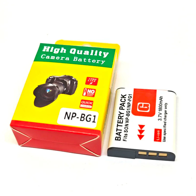 Batterie générique NP-BG1 NP-FG1 NPBG1 NPFG1 + Chargeur pour SONY DSC W300 W210 W170 W200 W270 WX10 H70 H50 H10 H9 HX5C T100