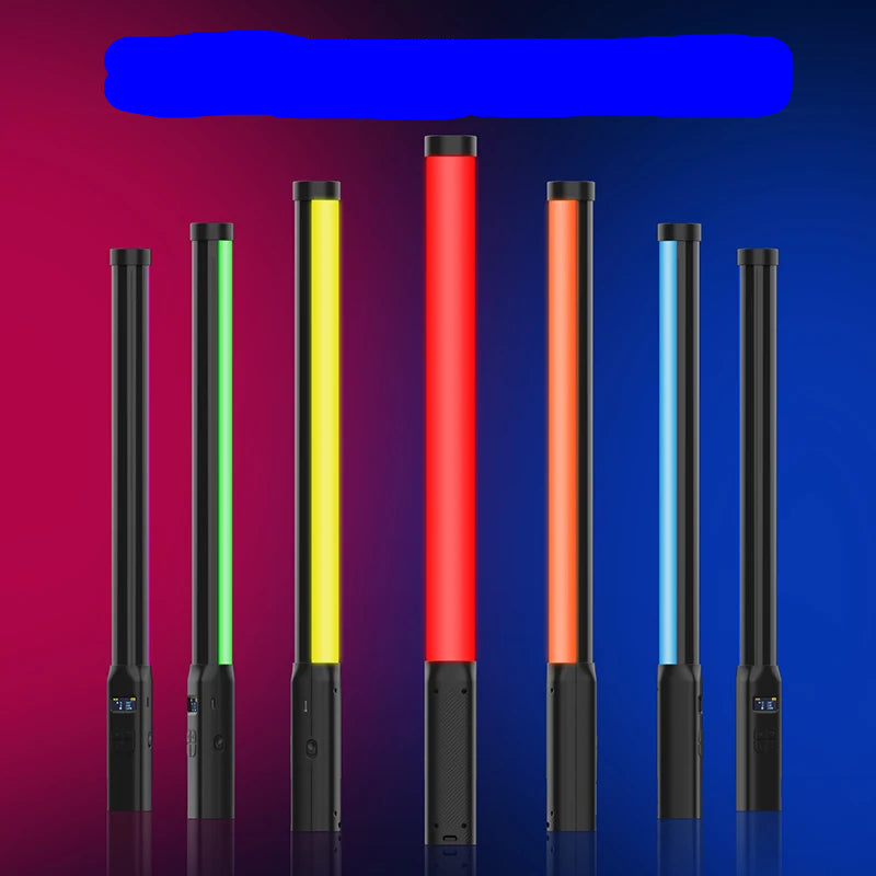 Bâton lumineux Ulanzi VL119 coloré RGB portable 19.68 pouces baguette lumineuse LED portable CRI 95 + 2500K-9000K lampe de Studio de photographie