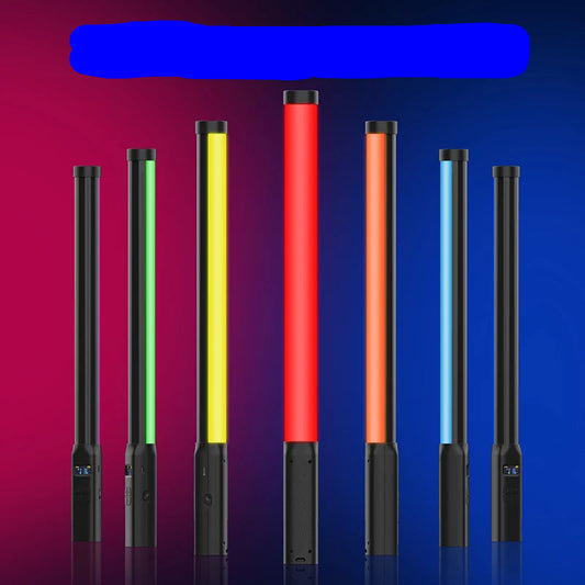 Bâton lumineux Ulanzi VL119 coloré RGB portable 19.68 pouces baguette lumineuse LED portable CRI 95 + 2500K-9000K lampe de Studio de photographie