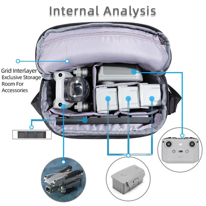 Sac à dos , sac à bandoulière pour Drone DJI NEO / Mini 5 Pro, DJI Mini 4K/mini 2/ Dji Air 2S/Mini 3/3Pro Mini 4Pro