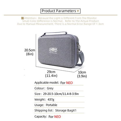 Etui, sac de transport pour drone DJI NEO
