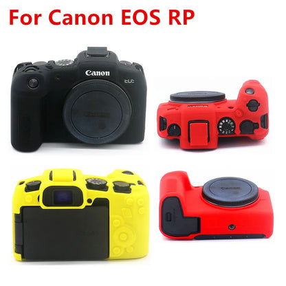 Housse silicone de protection anti-choc pour Canon EOS R100 R6 Mark II R6II R10 R7 R5 RP R 60D 77D