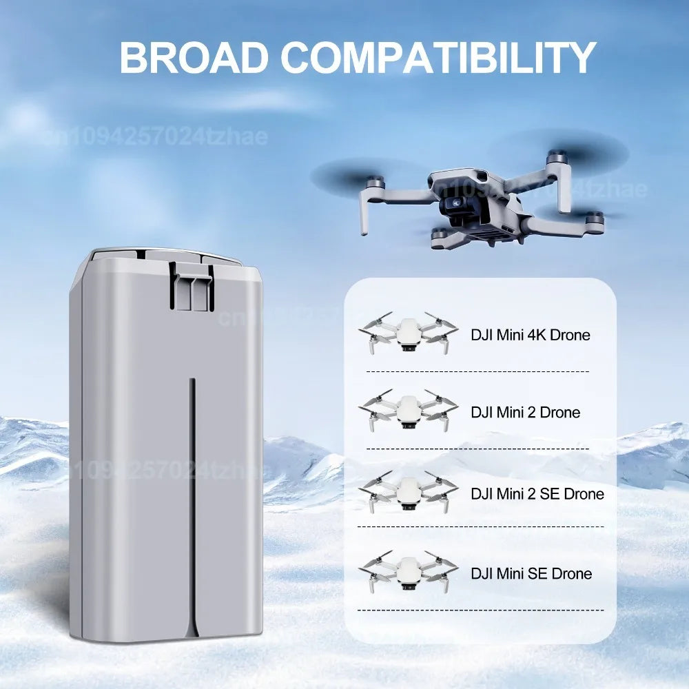 Batteries intelligente 2400mAh et chargeur pour drone Dji MINI 2SE 4K SE