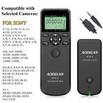 Télécommande intervallomètre AODELAN – minuterie sans fil WTR-2, pour appareil photo Canon, Nikon, Sony, Fujifilm, Panasonic C6, C8, N8, N10, S6, S8, O6, P6
