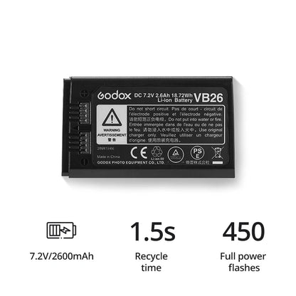 Flash pour appareil photo Godox V860III V860 III Speedlite E-TTL HSS pour Canon Sony Nikon Fuji Olympus Panasonic Pentax...