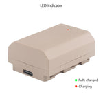 Batterie Probty NP-FZ100 NPFZ100 NP FZ100 avec entrée 5 V 1 A type-c pour Sony A7 III, Alpha A7R III, A7R IV, A9, A6600...