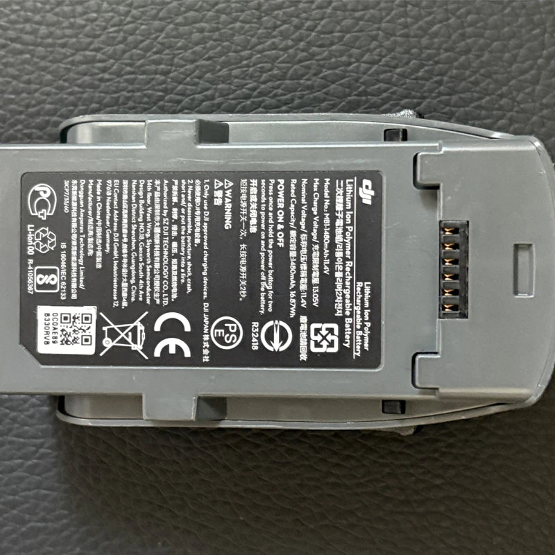 Batterie d'origine pour drone DJI Spark 1480 mAh 11,4 V