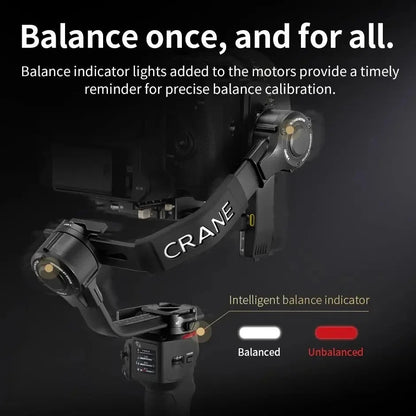 Stabilisateur de caméra ZHIYUN Crane 4 pour Canon Sony Nikon...