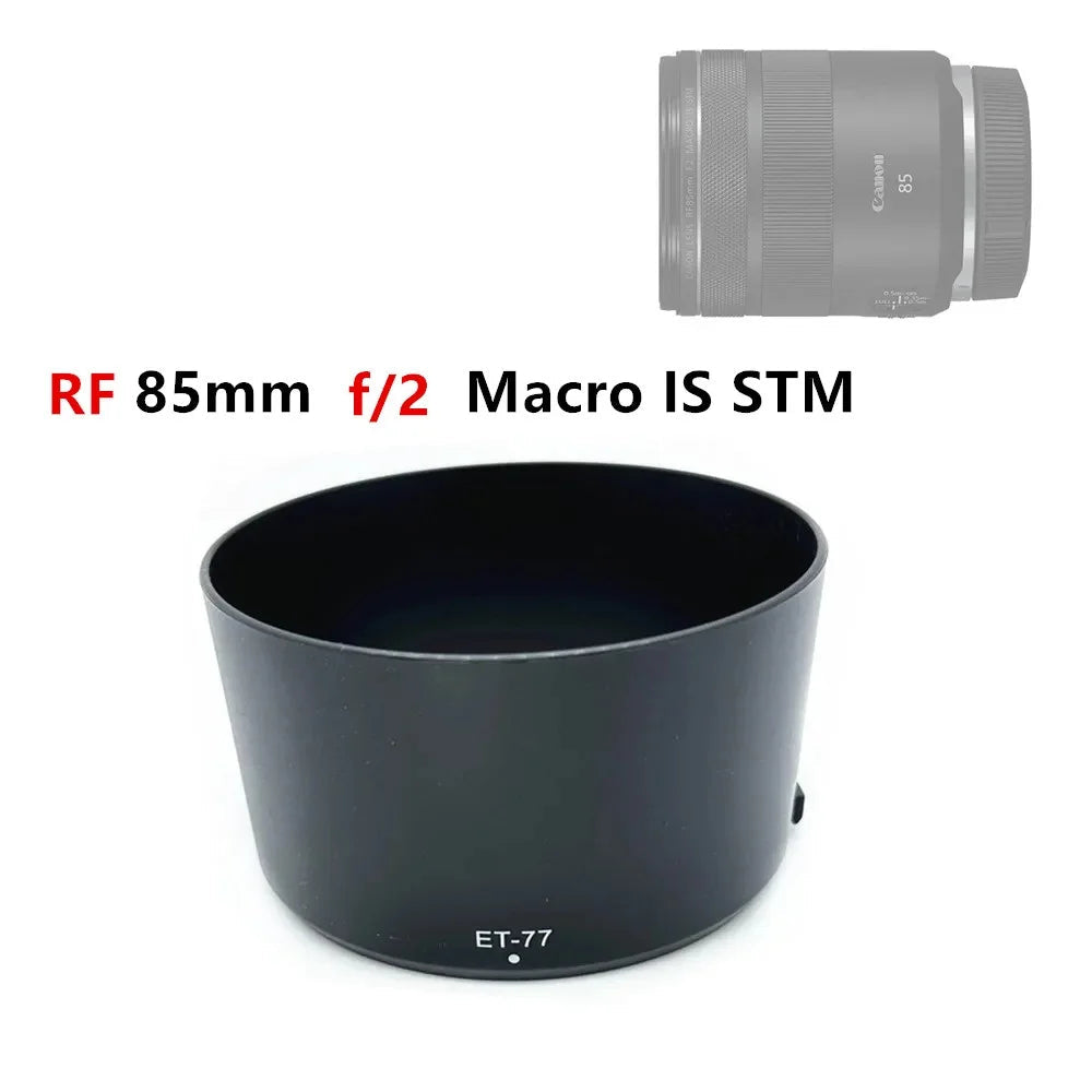 Pare-soleil ET-77 pour Canon RF 85mm f/2 Macro IS STM, RF 85 mm F2 MACRO IS STM