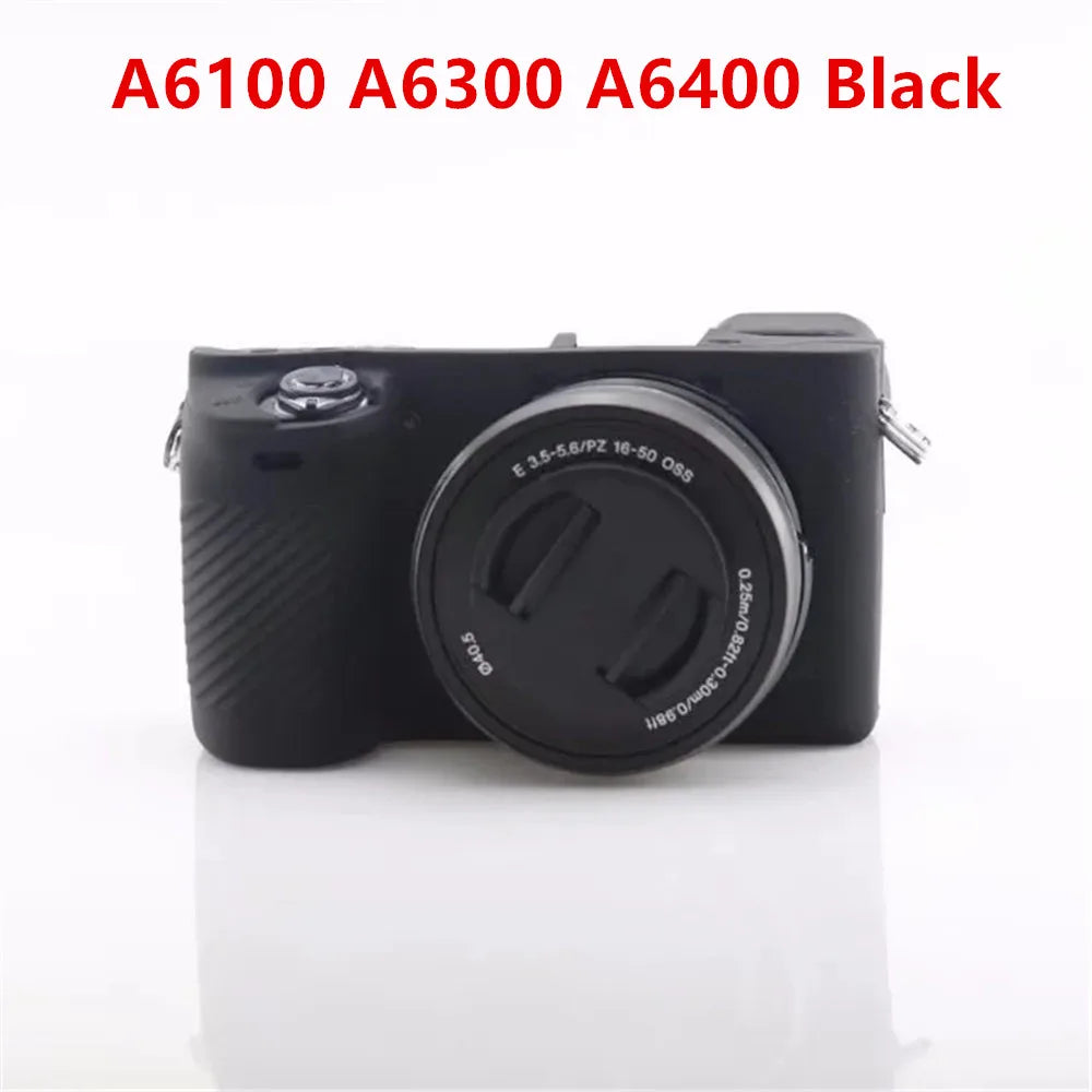 Housse en silicone pour Sony Alpha A6700 A6500 A6400 A6300 A6100 A6000