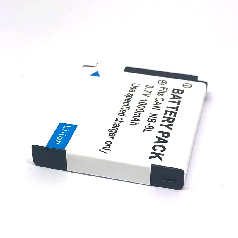 Batterie générique NB-8L NB8L NB 8L + Chargeur pour Canon PowerShot A3300 A3200 A3100 A3000 A2200 A1200 IS PC1589 PC1474 PC1585 PC1475 PC1590