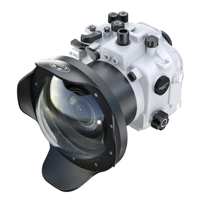 Caisson étanche Seafrogs, 40M pour Sony A7RIII/A7III, objectif 16-35mm 28-70mm 90mm avec poignée pistolet