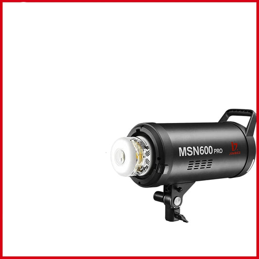 Flash Stroboscopique JINBEI MSN600pro professionnel de studio 600 W 1/8000 s haute vitesse Monture Bowens Système sans fil 2,4 G + Ampoule LED de modélisation 30 W