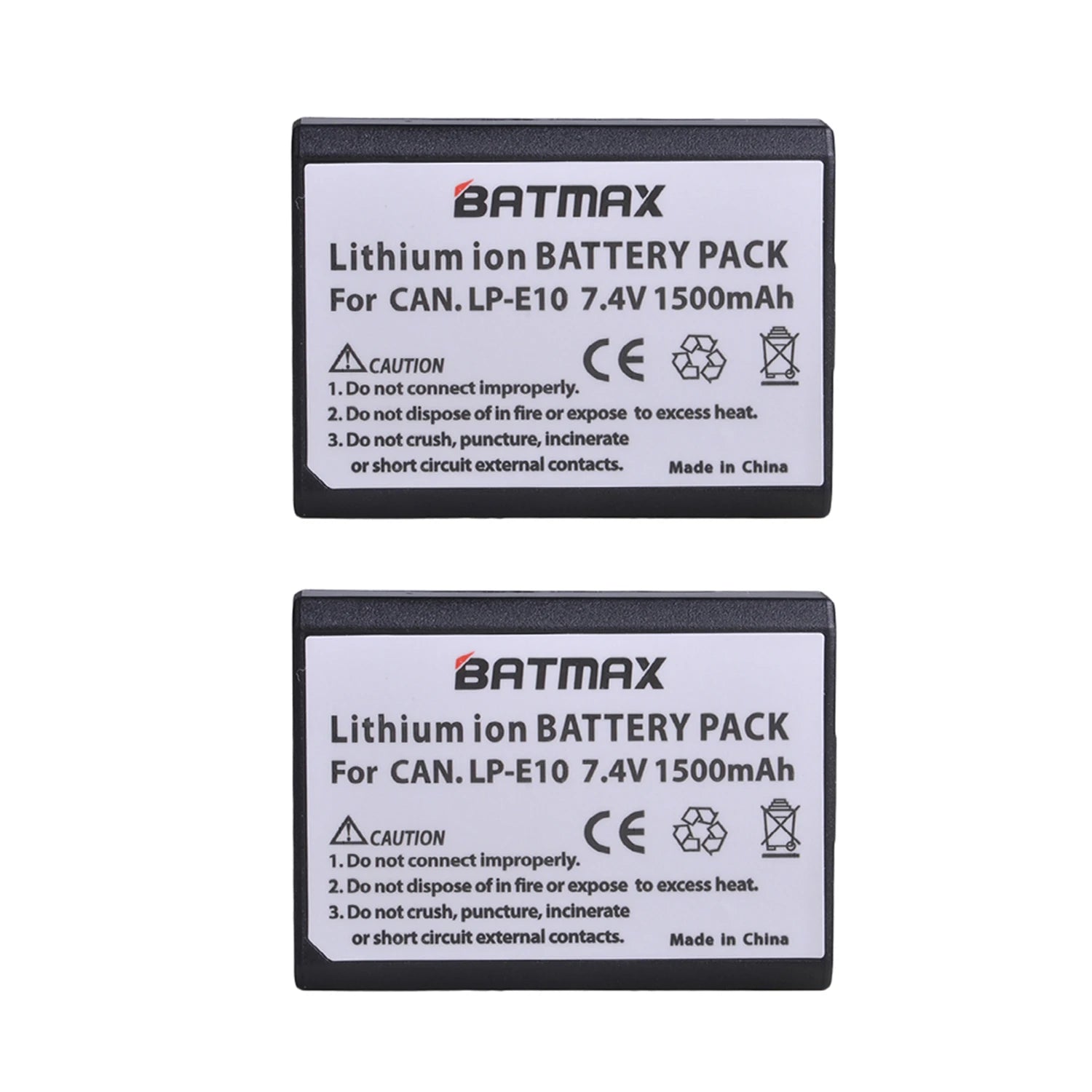 Batterie + chargeur double LP-E10 LP E10 LPE10 pour Canon EOS 1100D 1200D 1300D Kiss X50 X70 X80 Rebel T3 T5 T6...