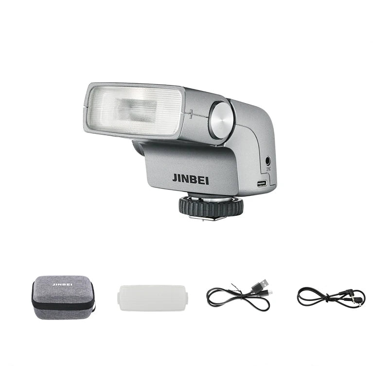 Flash rétro JINBEI HI-5 GN16 Speedlite 6000 ± 200K, 7 recycleurs, universel pour canon, Nikon, Sony, Fuji