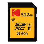 Carte mémoire SD Kodak SDHC 32 Go 64 Go 128 Go 256 Go 512 Go V30 V90 prise en charge de l'appareil photo